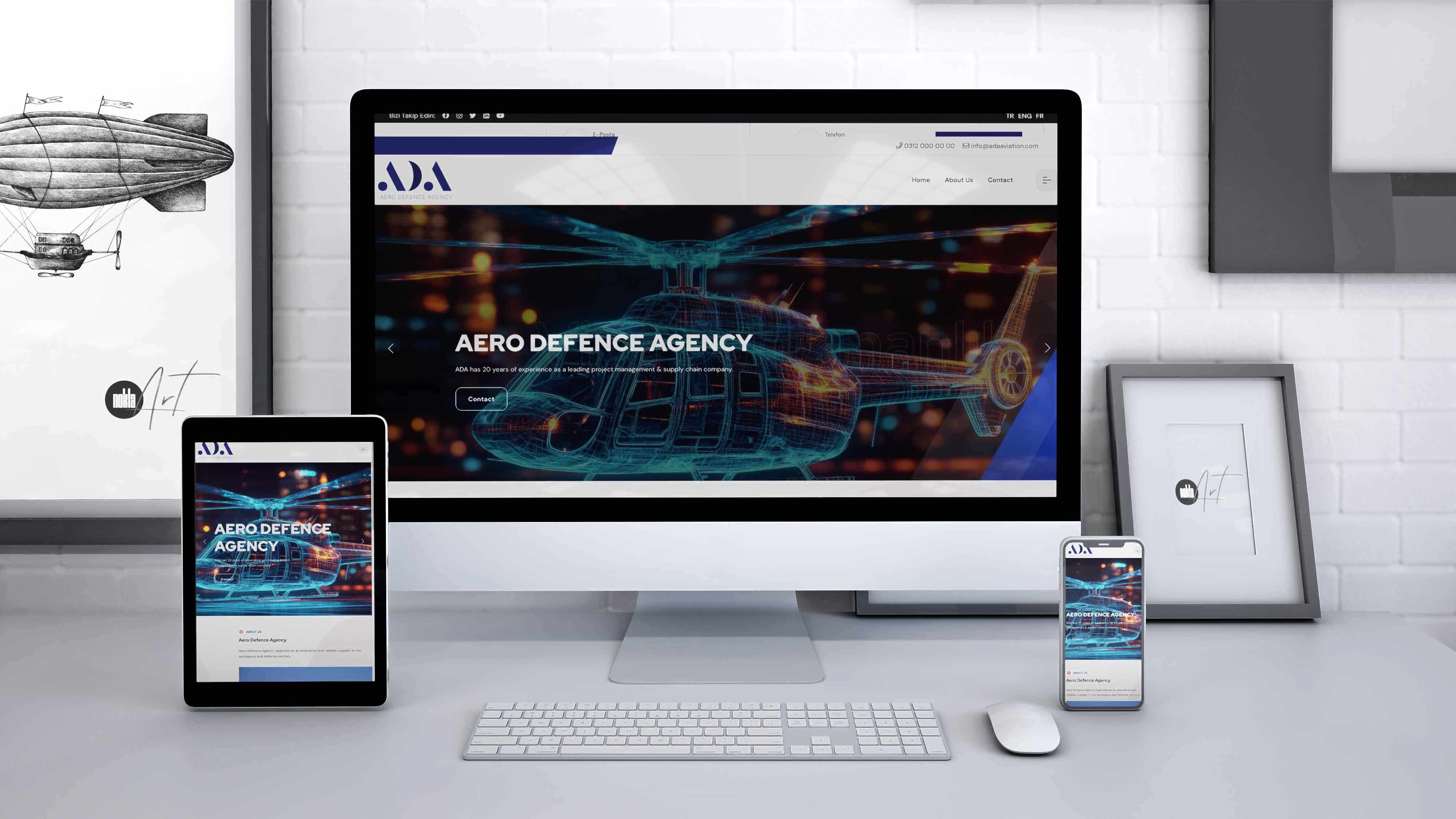 Aero Defence Agency Web Tasarım Hizmeti