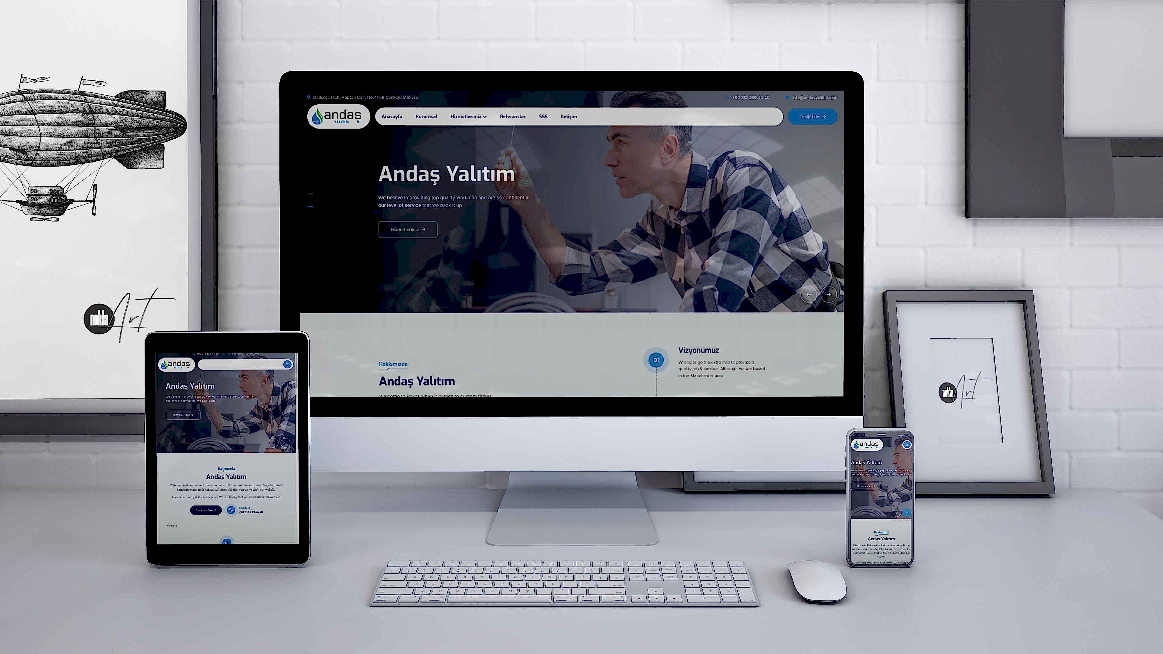 Andaş Yalıtım - HTML Web Tasarım
