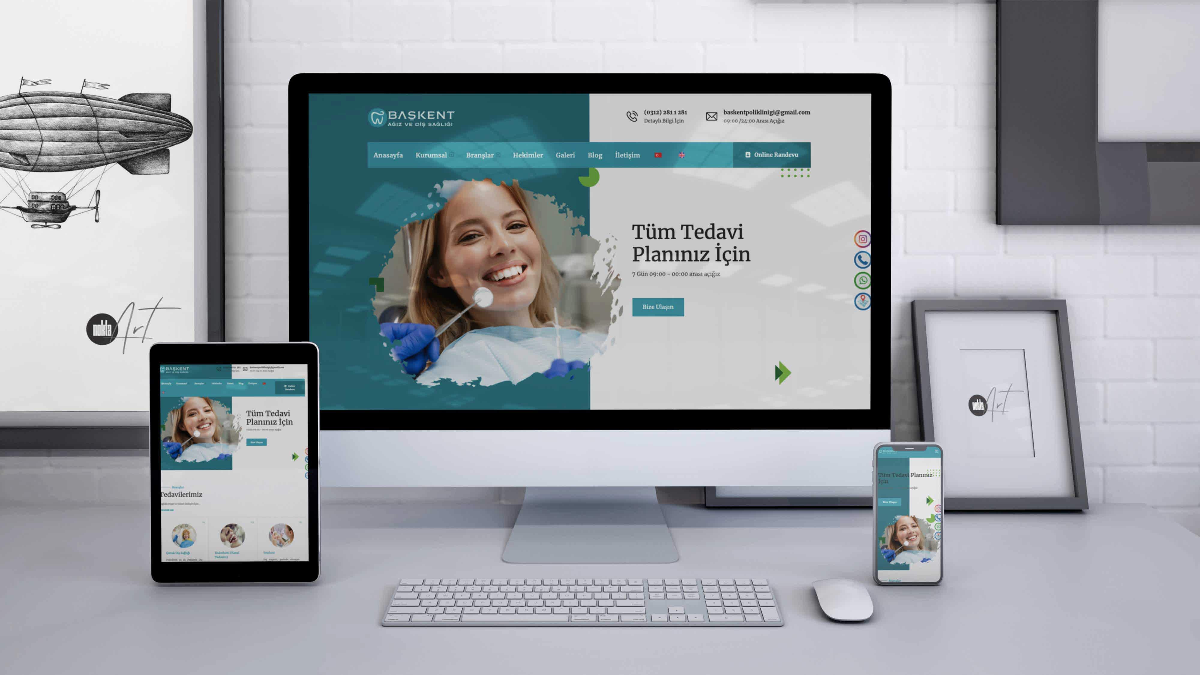 Başkent Diş Polikliniği - Web Tasarım