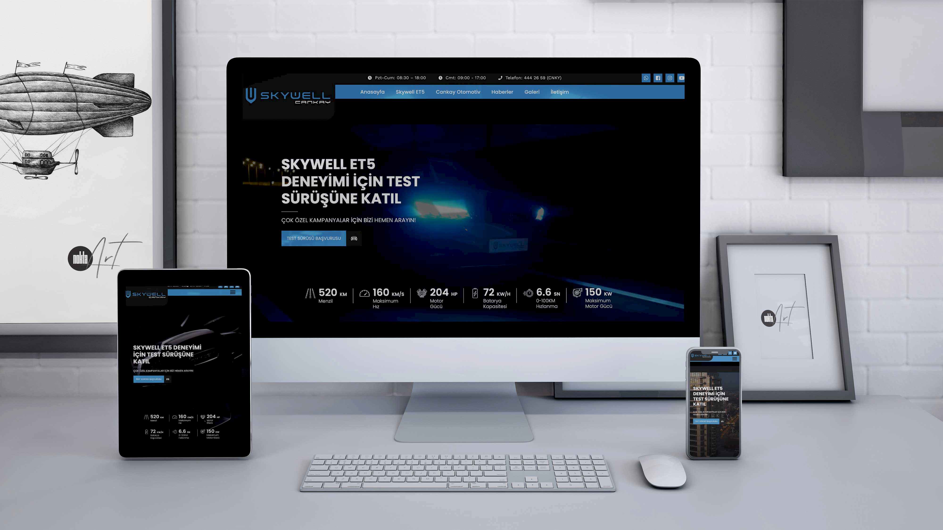 Cankay Otomotiv Skywell Bayi - Web Tasarım ve Yazılımı