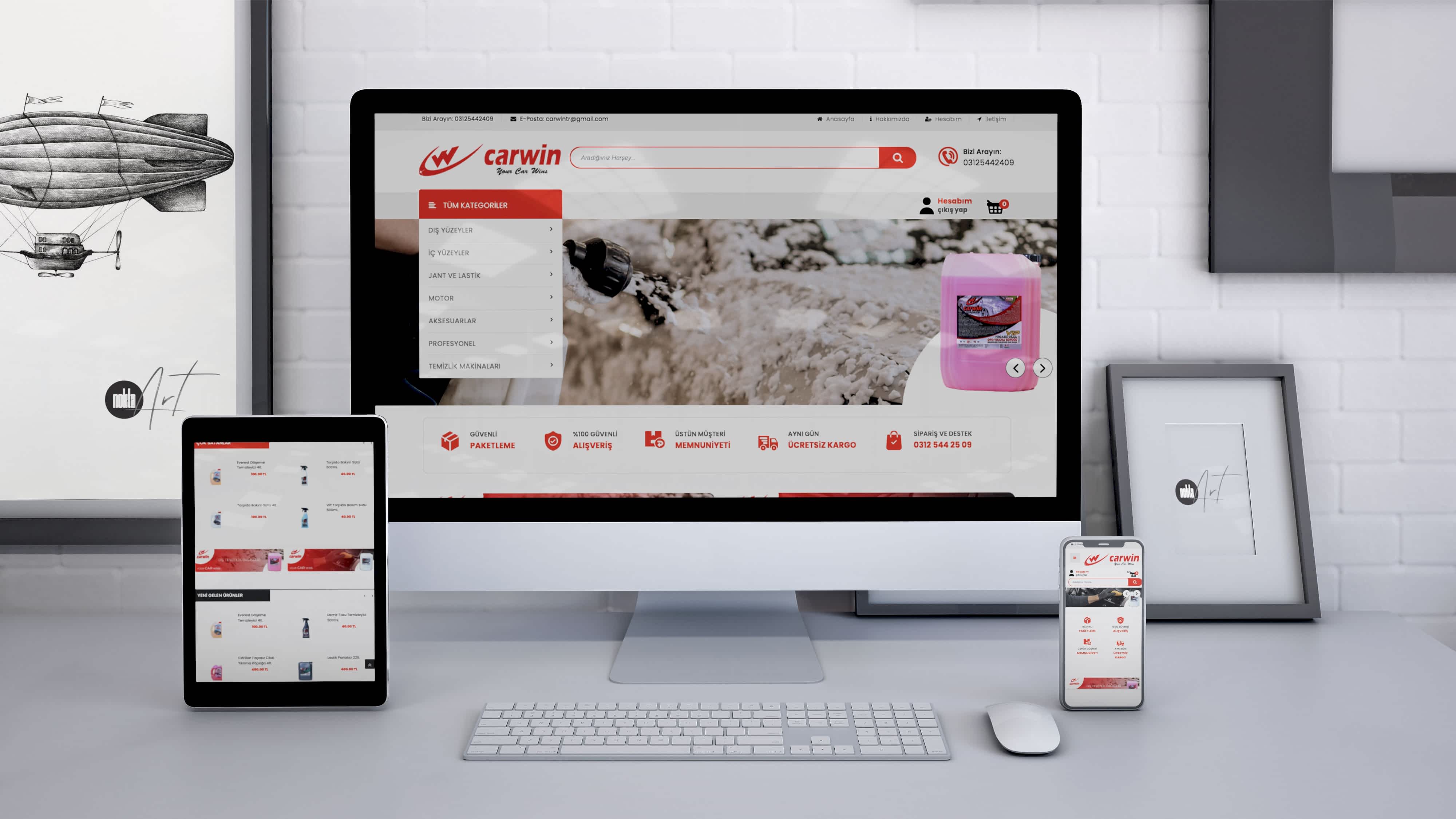 Carwin - E Ticaret Sistemi