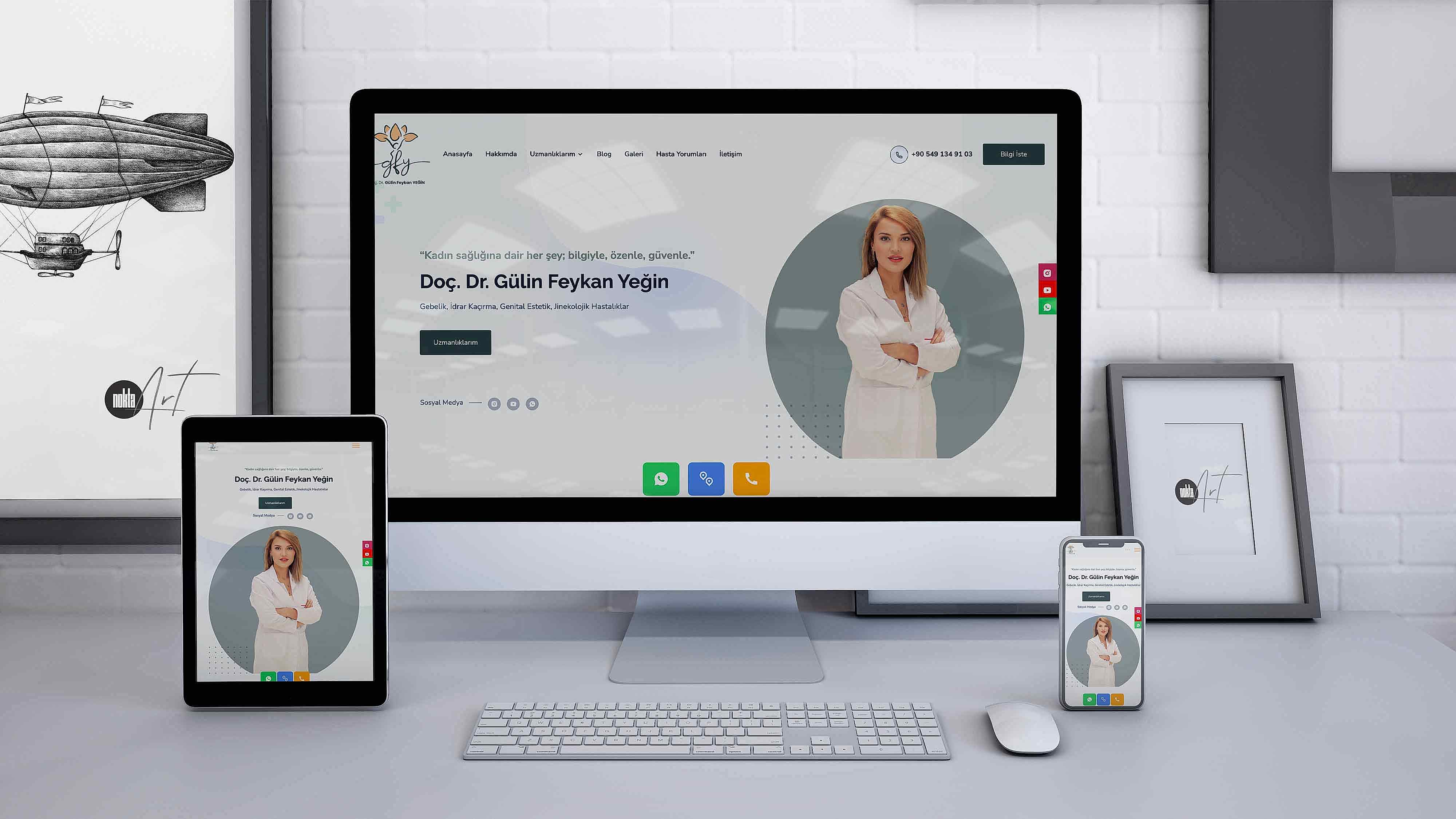 Doç. Dr. Gülin Feykan Yeğin Web Tasarım ve Yazılım