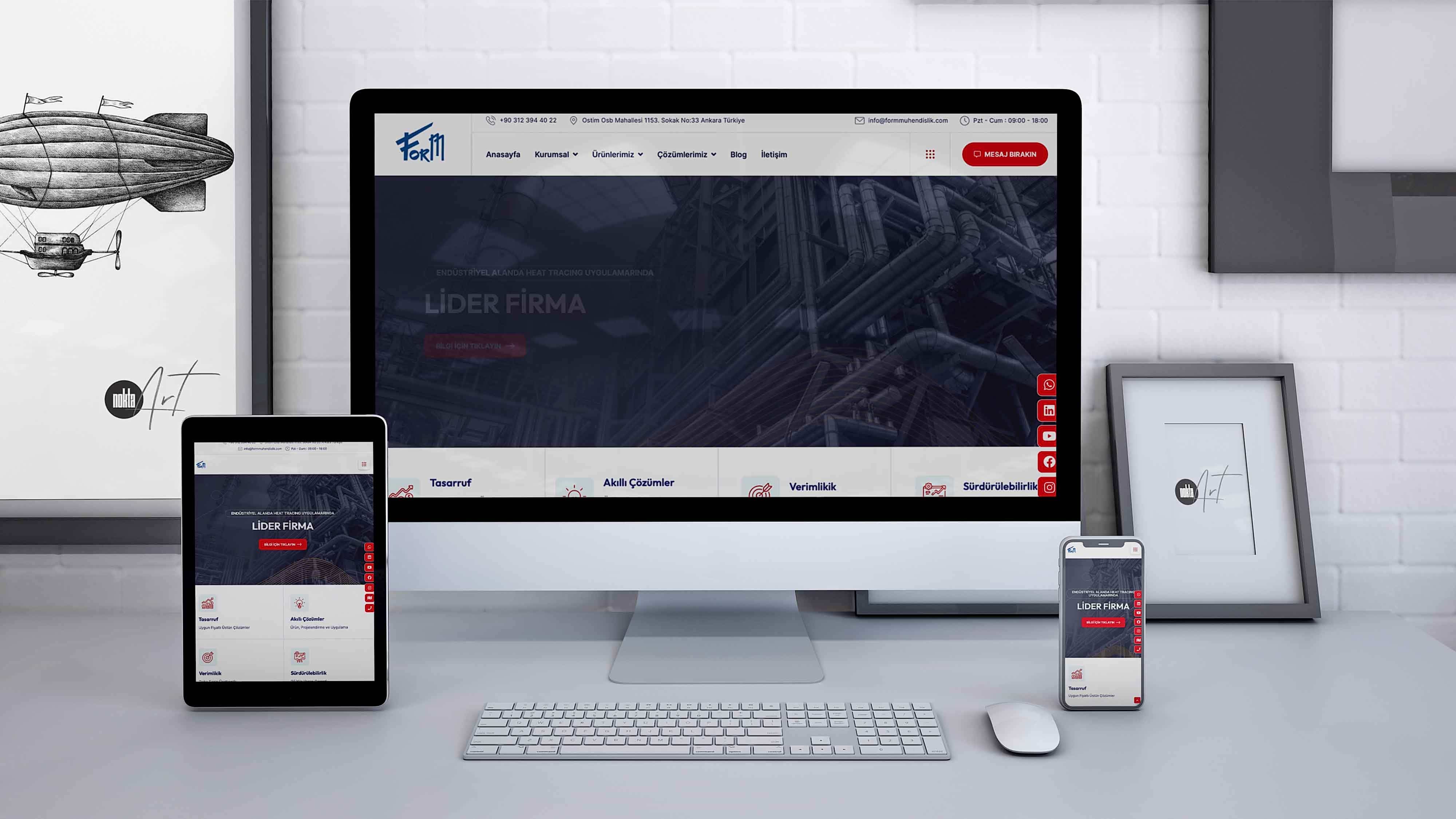 Form Mühendislik - Web Tasarım Hizmeti