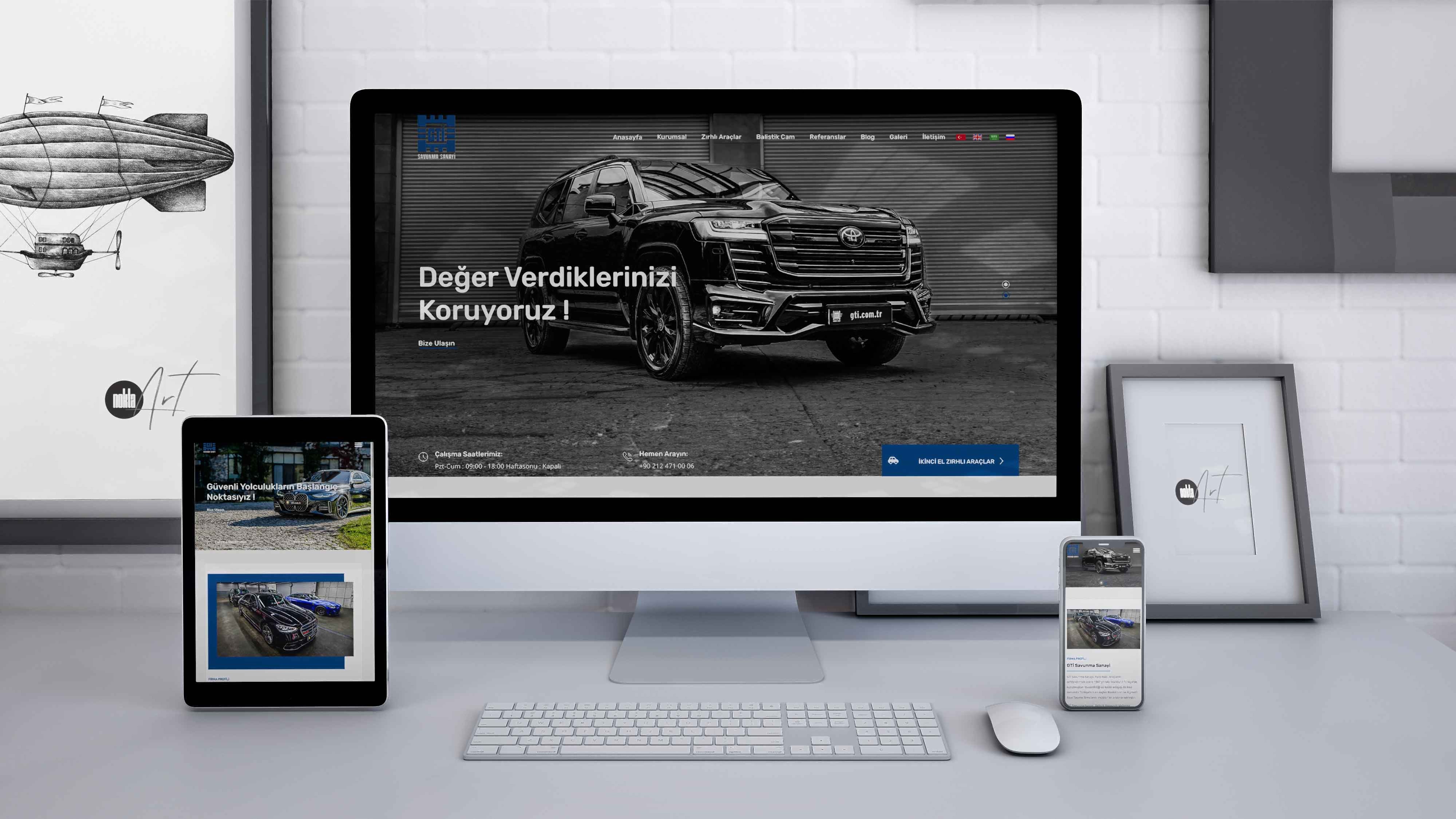 GTİ Savuna - Web Tasarım Hizmeti