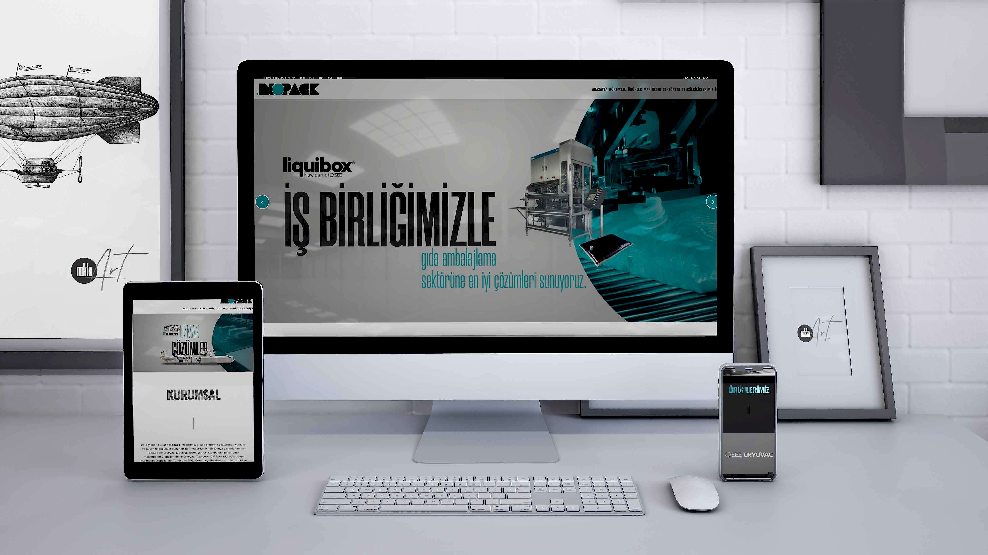 İnopack Web Sitesi Yapımı