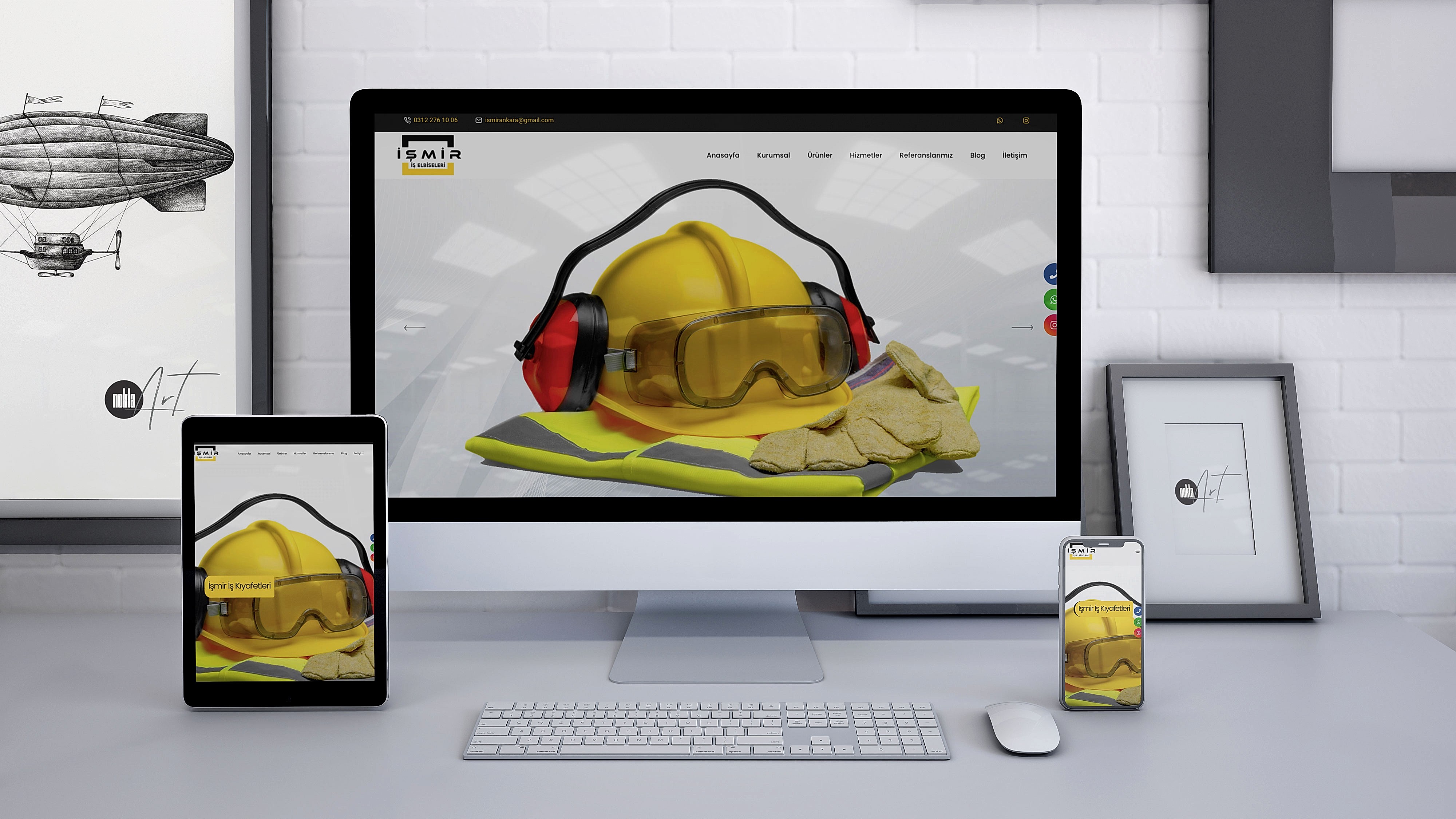 İşmir İş Elbiseleri Web Tasarım