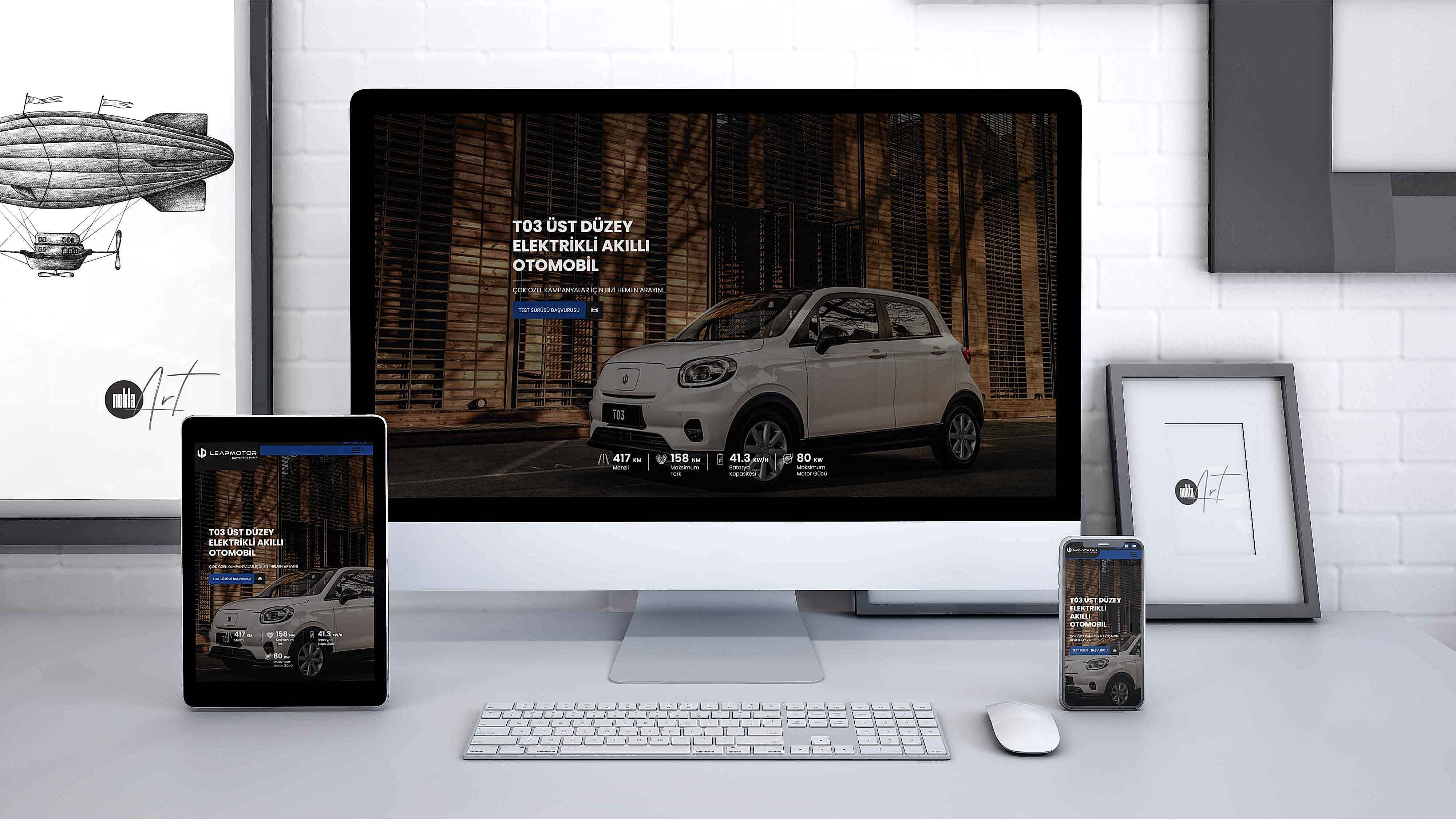 Leap Motor Cankay - Web Tasarım