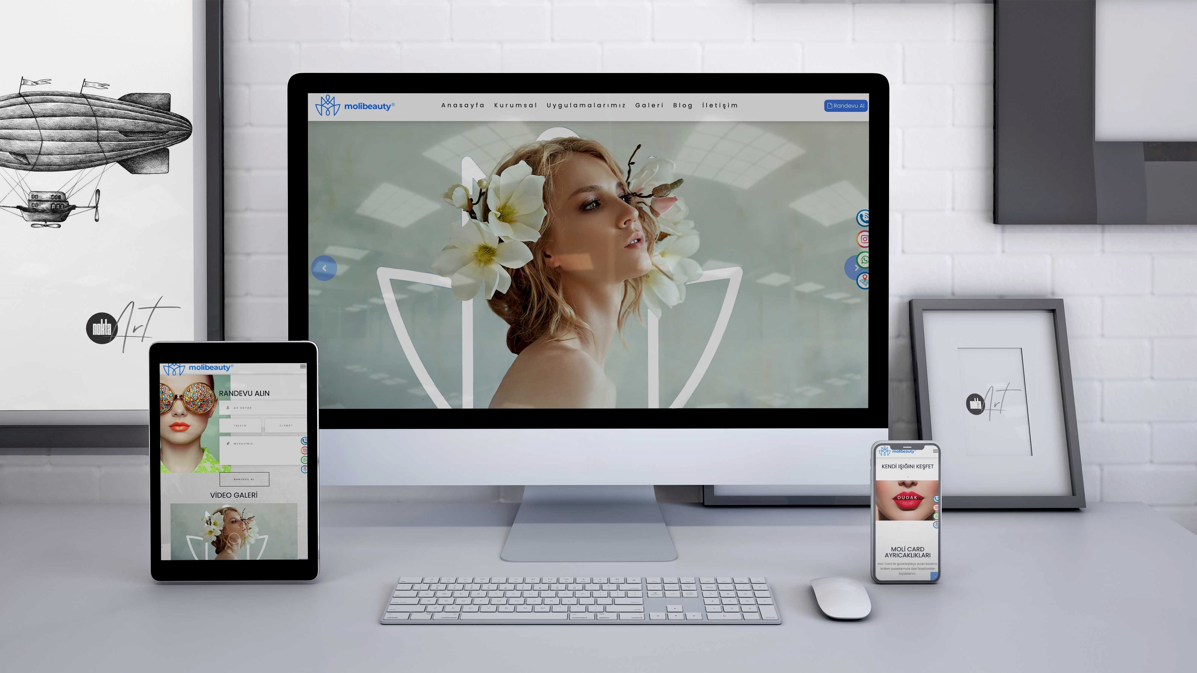 Moli Beauty - Web Tasarım