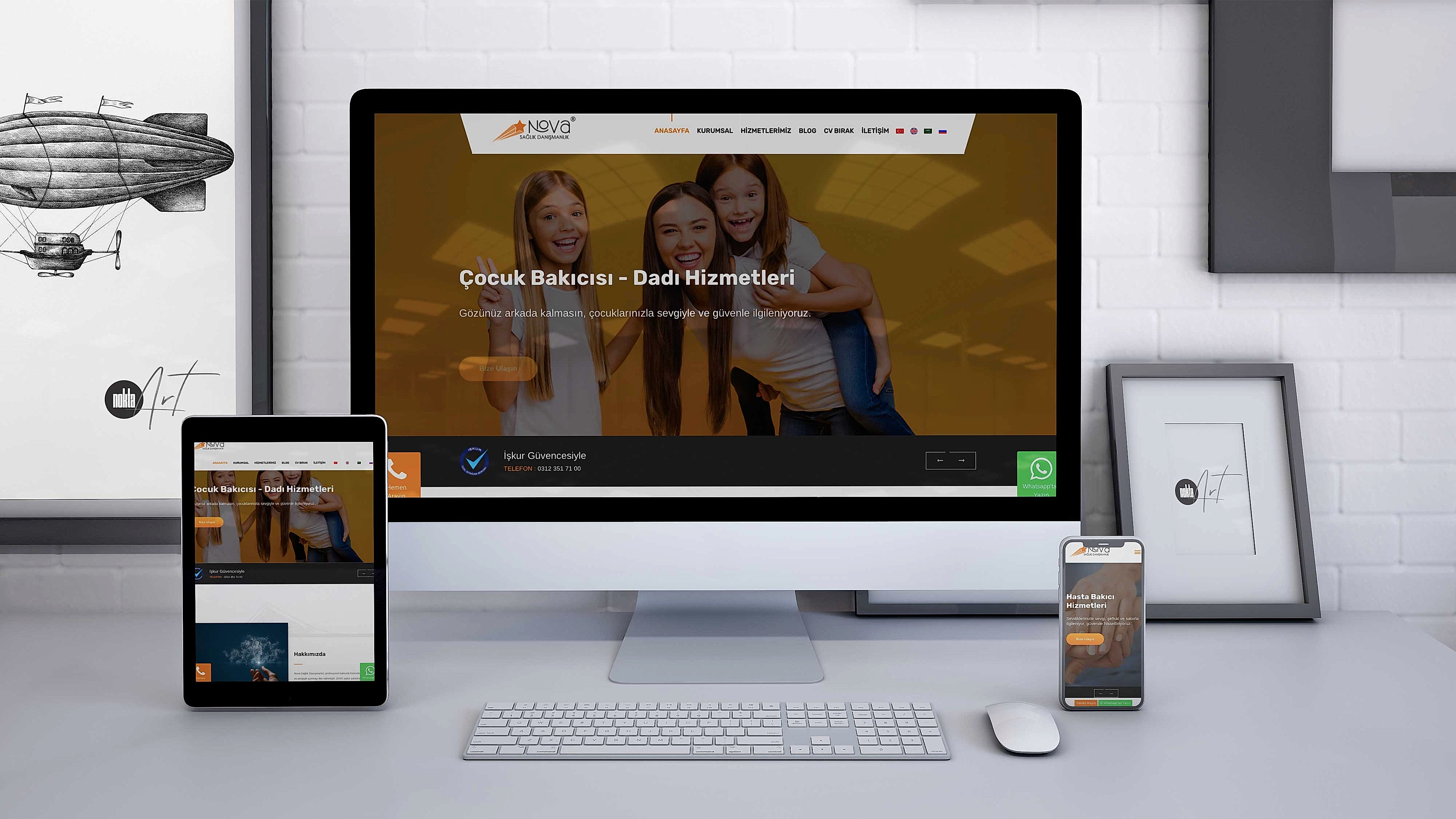 Nova Sağlık Danışmanlık Web Tasarım