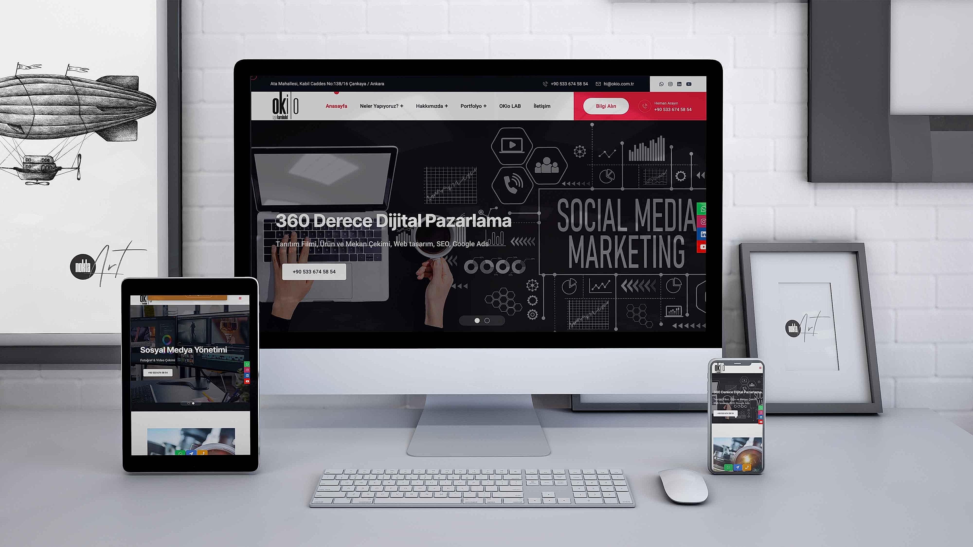Okio Ajans Web Tasarımı