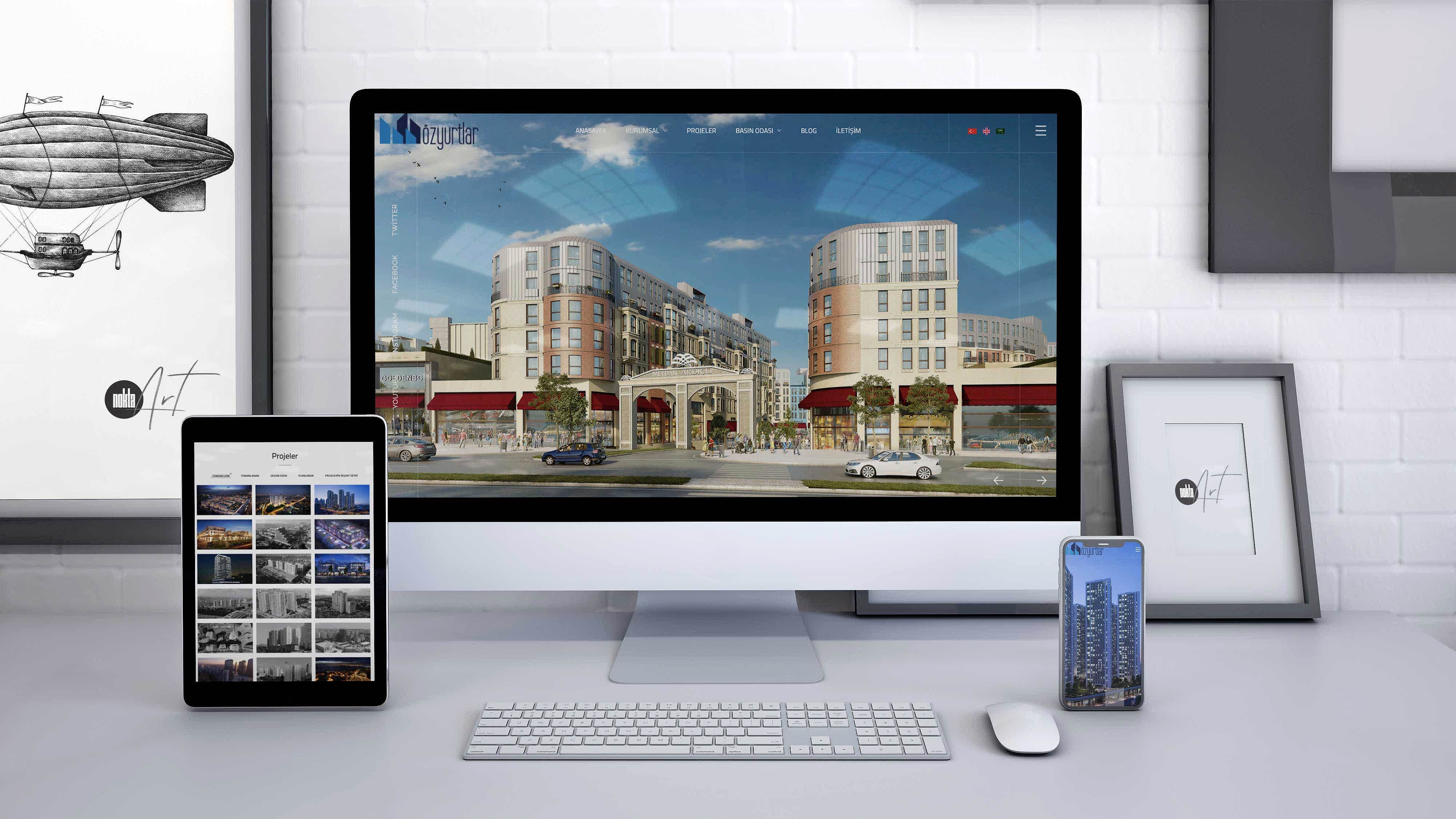 Özyurtlar İnşaat - Web Tasarım