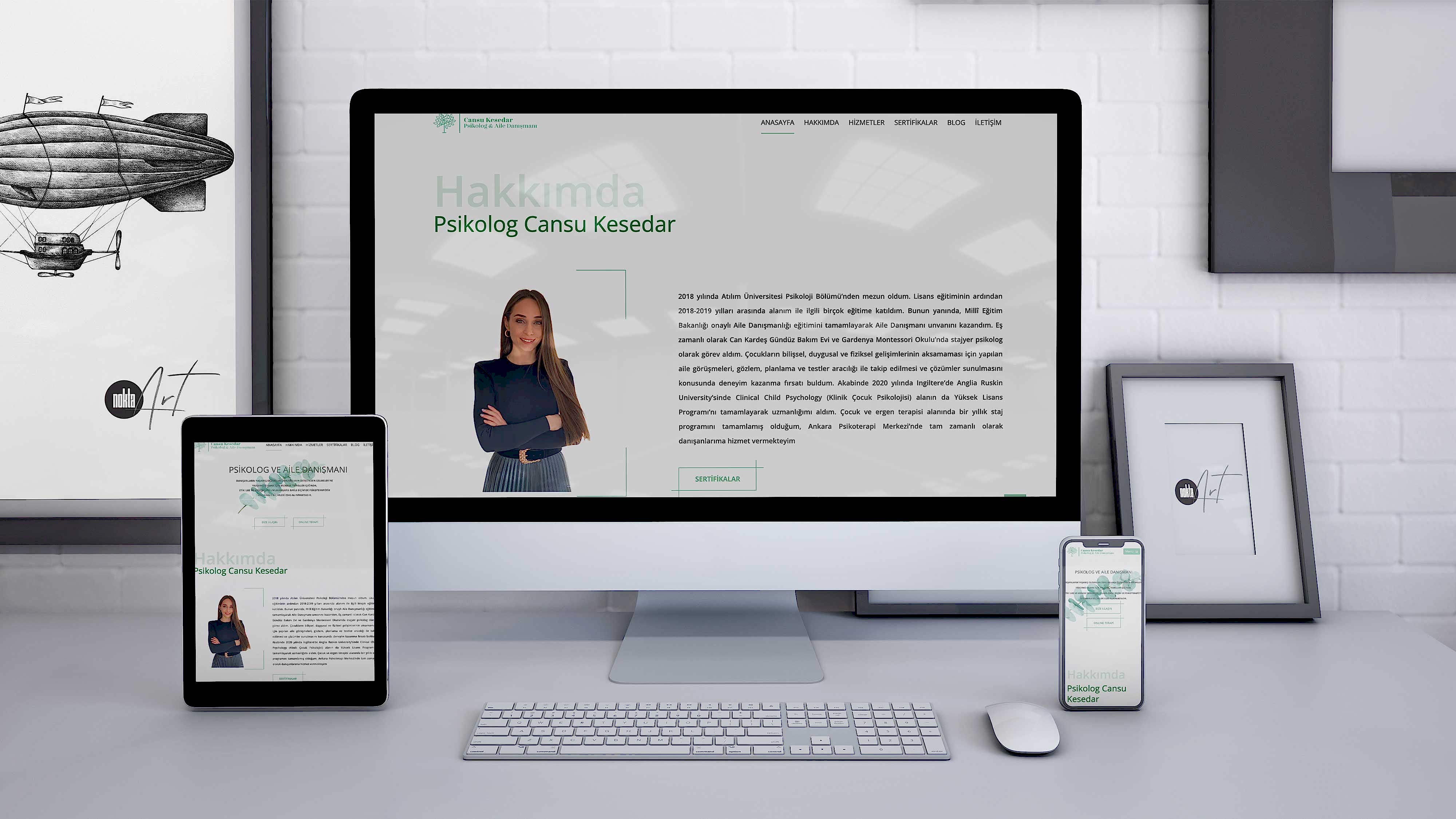 Psikolog Cansu Kesedar - Web Tasarım