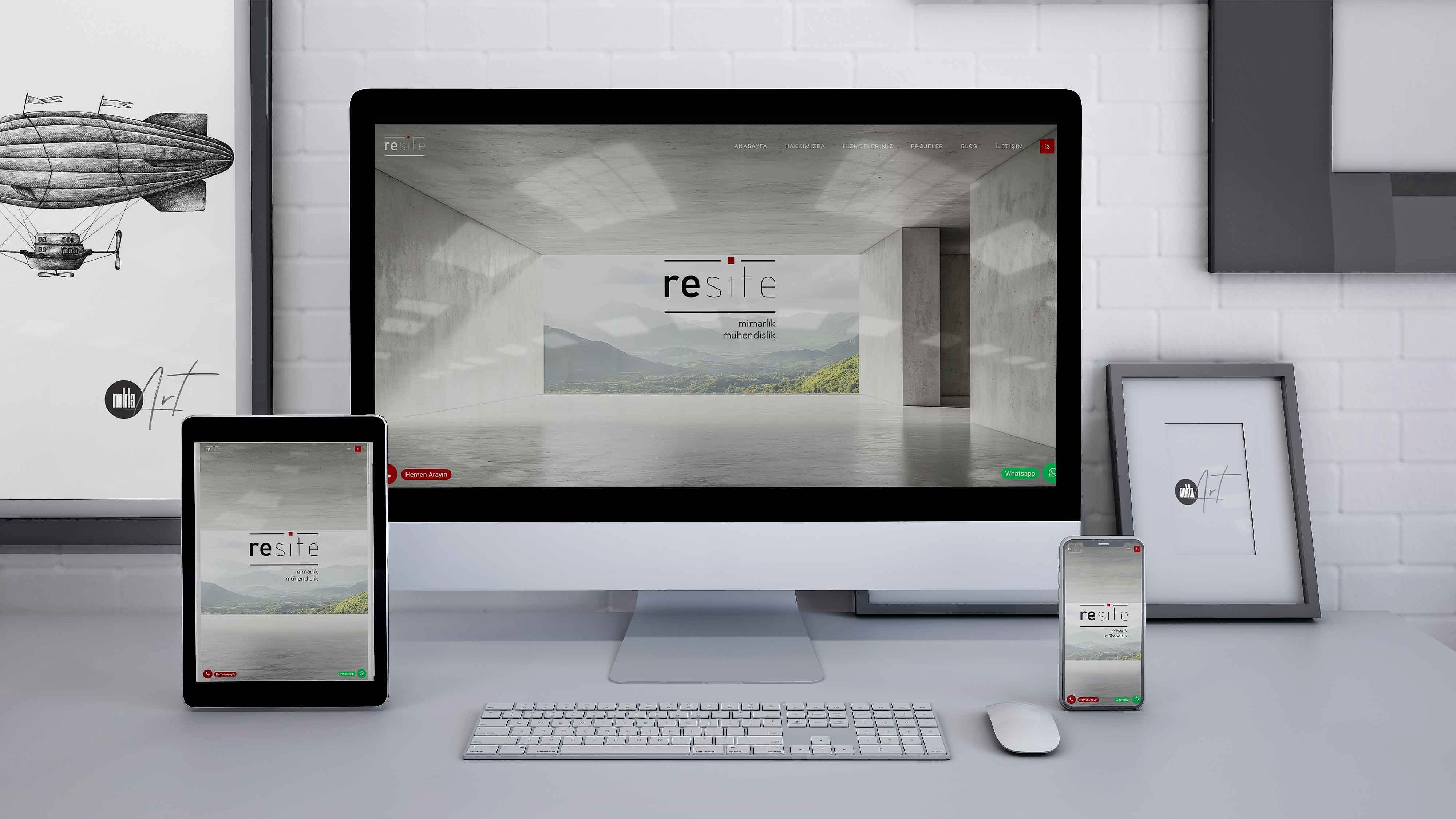 Resite Mimarlık Ankara Web Tasarım ve Yazılım