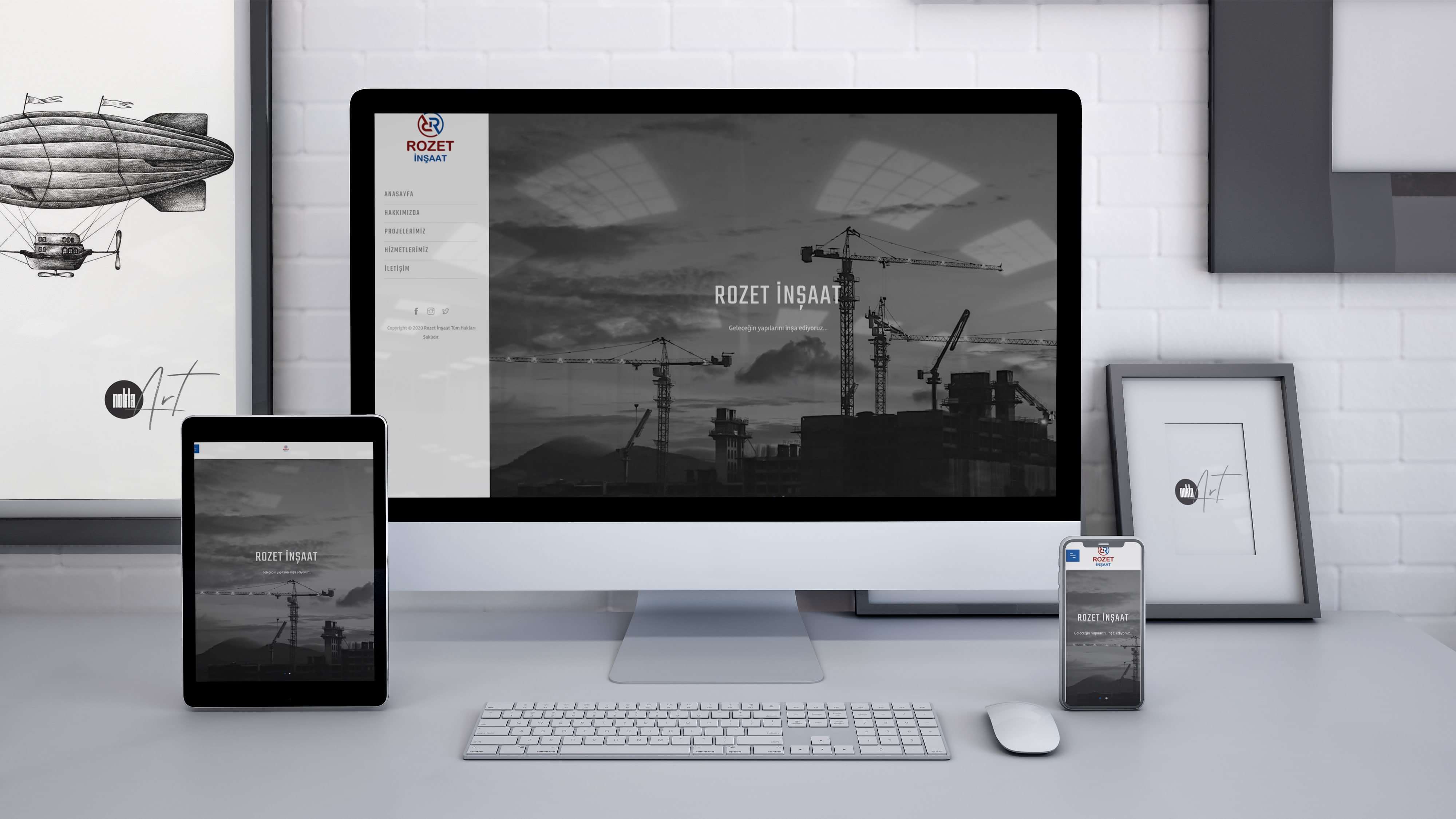 Rozet İnşaat - Web Tasarım