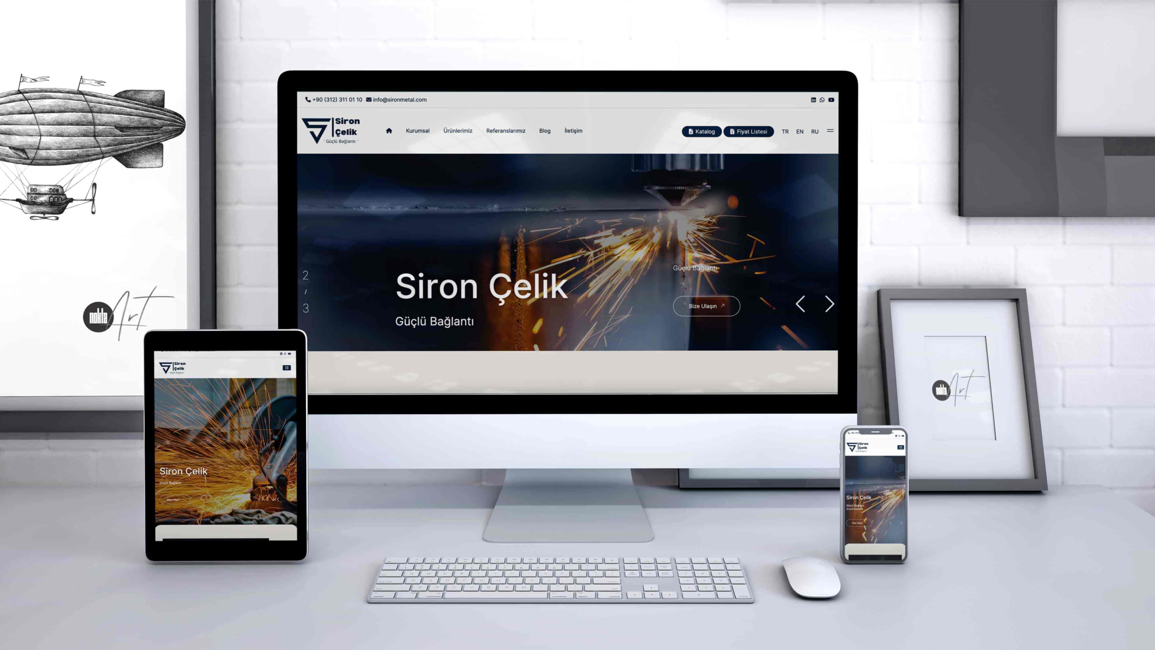 Siron Çelik - Web Tasarım Ankara