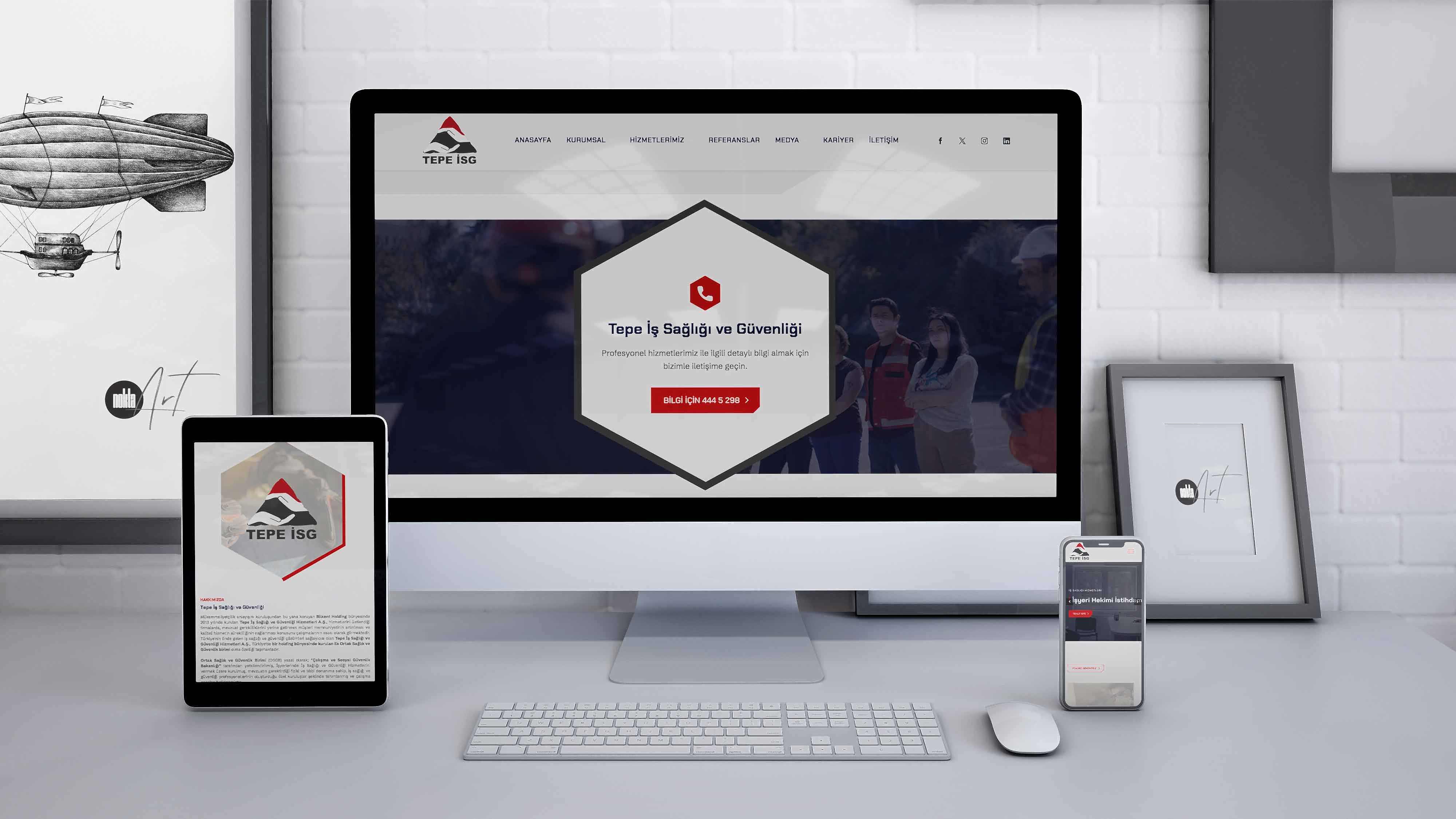 Tepe İSG - Web Tasarım - Web Yazılım