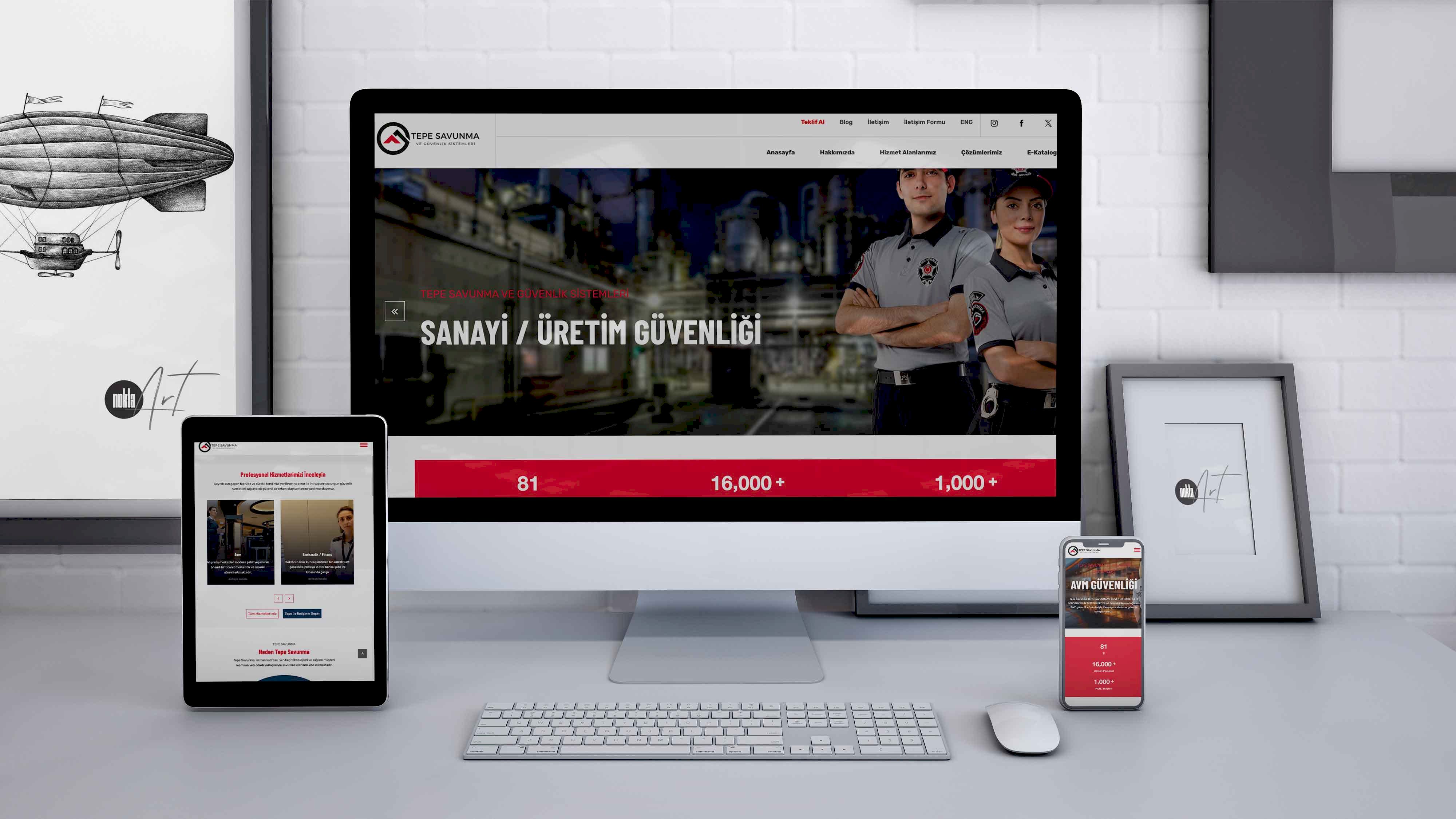 Tepe Savunma Web Sitesi