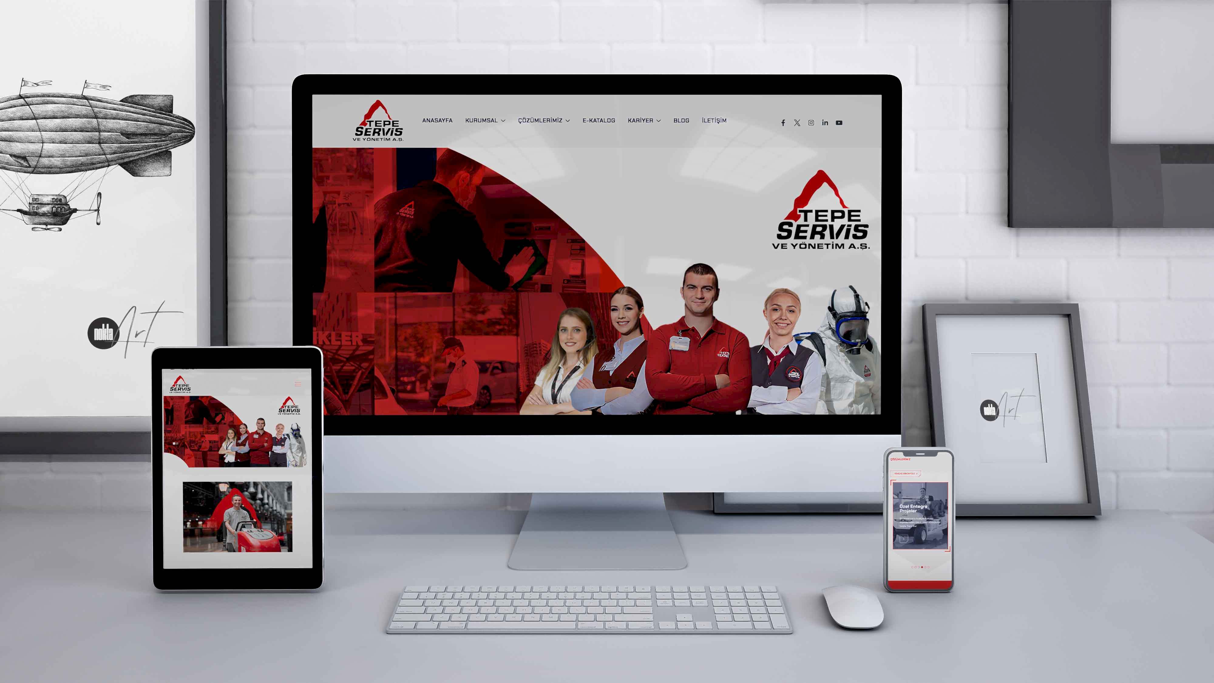 Tepe Servis Web Sitesi ve Yazılımı