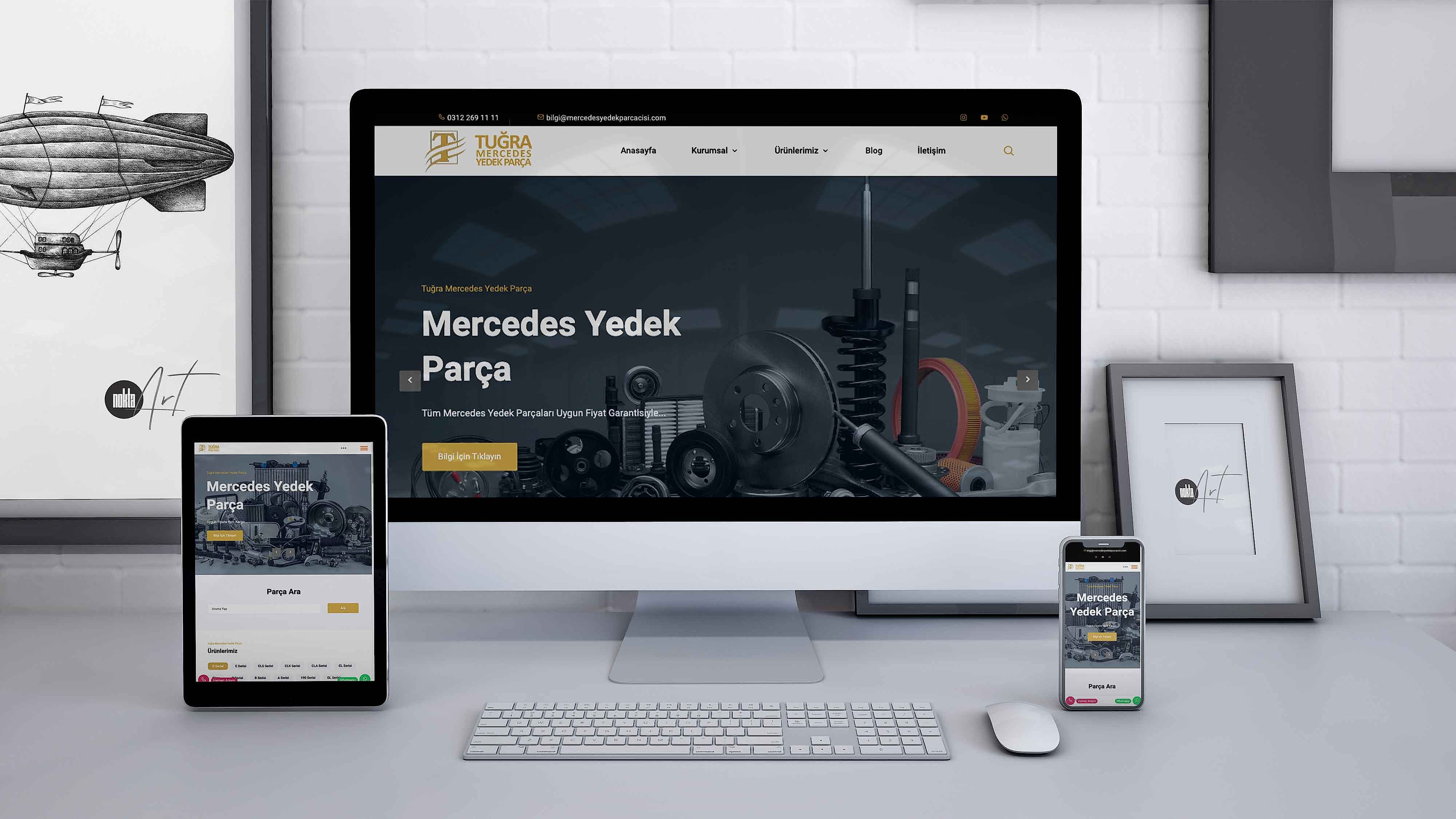 Tuğra Yedek Parça Web Sitesi